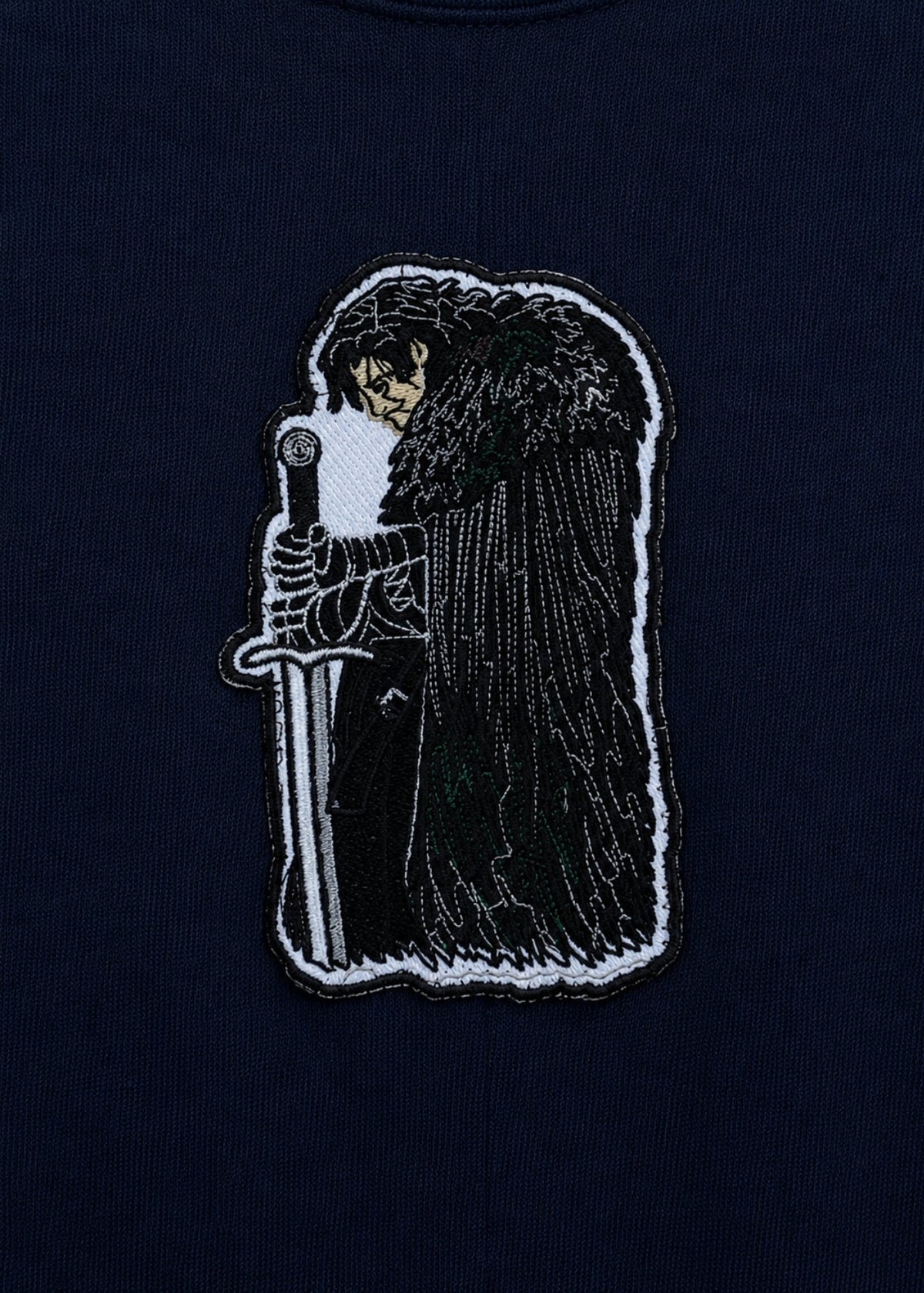 Embroidered Jon Snow GOT Oversized T-Shirt – Dark Navy Blue - RYVE