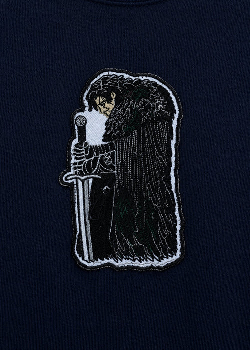 Embroidered Jon Snow GOT Oversized T-Shirt – Dark Navy Blue - RYVE